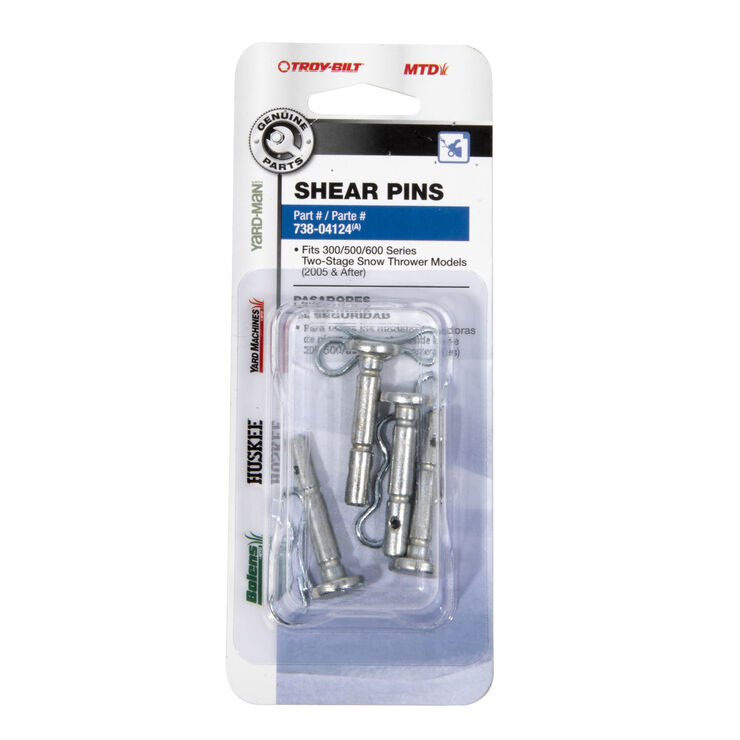 Shear Pin Kit, .25 x 1.5"